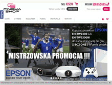 Tablet Screenshot of cinemashop.pl